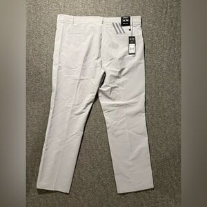 Adidas Tapered Performance Golf Pants Mens 40x32 gray stretch light athletic NWT